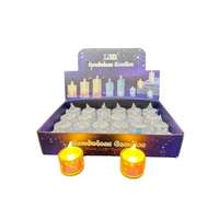 Ledes gyertya 5 cm átlátszó