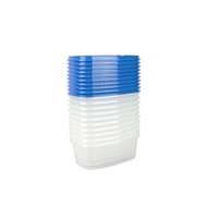 Ételdoboz 0,8 L+tető 10 db szögletes