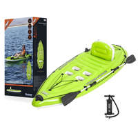 Bestway Bestway 65097 Hydro-Force Koracle Fishing egyszemélyes felfújható horgász kajak szett 270 x 100 cm, evezővel és pumpával