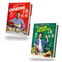 Street Kitchen Street Kitchen & SPAR: Fördős Zé - Okos Receptek + Ünnepek A-tól Zé-ig 2 az 1-ben (2 db) original új szakácskönyv 93 + 98 kipróbált recepttel (2022, 2023)
