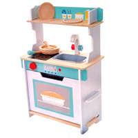 Maxim Maxim Easy Slot in Kitchen fa játék konyha, 40 x 26 x 62 cm babakonyha, játékkonyha pakolható sütővel, főzlappal, mosogatóval (52872)