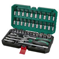 ParkSide ParkSide PSSS 46 A1 46 részes 1/4" racsnis dugókulcs (krova), imbuszkulcs és bitfej készlet kofferben