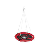 PlayTive PlayTive Junior 113 cm átmérőjű, 150 kg teherbírású fészekhinta, piros-fekete Nest Swing hinta