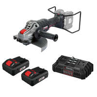 ParkSide ParkSide PWSAP 40-Li A1 D-Smart 4 Performance Brushless 40V 230 mm dupla akkus sarokcsiszoló, akkumulátoros nagy flex 2 x 20V 4Ah SMART akkuval és dupla töltővel