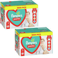 Procter &amp; Gamble Pampers Pants 3 Midi Giga Pack 256 db kakibakimentes bugyipelenka 3-as méretben, 6 - 11 kg súlycsoport számára