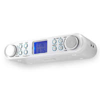 Nedis Nedis pult / polc alá szerelhető fehér konyhai rádió, FM / UKW mountable rádió LCD kijelzővel, 30 memóriával és ébresztő funkcióval