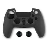 Spartan Gear Spartan Gear - kontroller szilikon védő és analóg védő fekete (PS5)