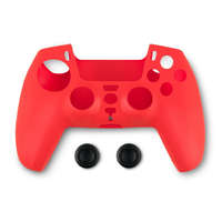 Spartan Gear Spartan Gear - kontroller szilikon védő és analóg védő piros (PS5)