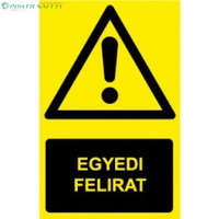 Egyéb Tábla PVC, Egyedi feliratú, Általános veszély, piktogrammal Klórgáz veszély, 160x250