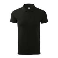 Rock Safety Férfi galléros póló, fekete, 180 g/m² (20201)