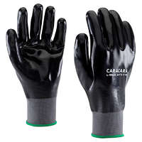 Rock Safety Csuklóig nitril mártott poliészter szerelőkesztyű (CARACARA)