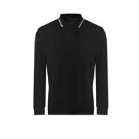 Just Polos Just Polos JP103 LONG SLEEVE TIPPED 100 POLO L