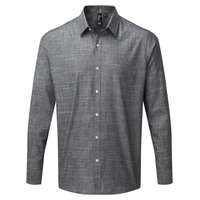 Premier Premier PR245 MEN'S COTTON SLUB CHAMBRAY LONG SLEEVE SHIRT M
