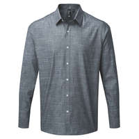 Premier Premier PR245 MEN'S COTTON SLUB CHAMBRAY LONG SLEEVE SHIRT M