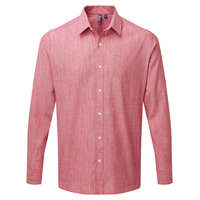Premier Premier PR245 MEN'S COTTON SLUB CHAMBRAY LONG SLEEVE SHIRT S