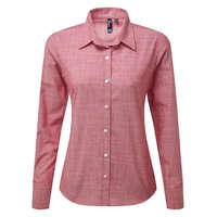 Premier Premier PR345 WOMEN'S COTTON SLUB CHAMBRAY LONG SLEEVE SHIRT XS