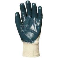 Euro protection Kesztyű nitril light eco szellőző hátú vastag gumis mandzsetta kék 11