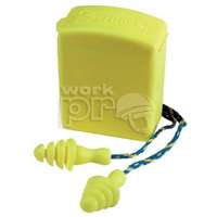 Earline Füldugó lamellás zsinóros rugalmas elaszotmer anyagból mosható (SNR 30dB) sárga