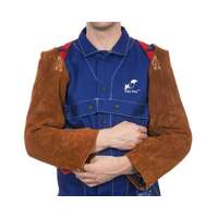 Egyéb Lava Brown hasított tehénbőrből készült hegesztő karvédő (párban), 58 cm-es hosszúság