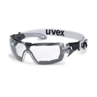 Uvex Szemüveg Pheos S Guard Cl. Sv Extr. black/grey