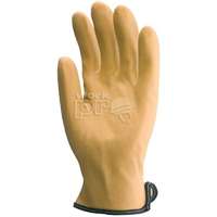 Euro protection Kesztyű varratmentes kötött nylonkesztyű nitrillel teljesen mártva bézs