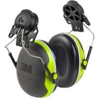 3m-peltor Fültok 3M X4P3E-GB sisakra rögzíthető Fluoreszkáló (SNR 33dB) zöld/fekete