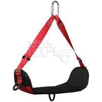 Cado Hevederszalag Pad-1 ülőpad párnázott karabinerrel piros/fekete