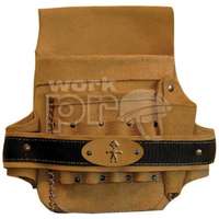 Euro protection Övtáska villanyszerelő plusz vezetéktartóval barna