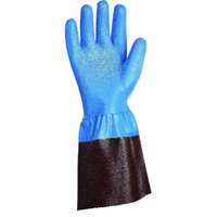 Egyéb Kesztyű Universal férfi mandzsettával, kék, 10,5