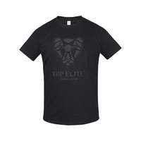 Top elite TOP ELITE PUFFY 3D logózott kereknyakú póló, fekete, 2XL
