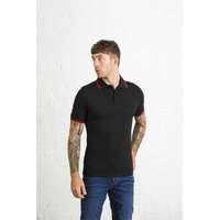 Egyéb Póló Just Polos galléros férfi unisex (200g/m2) white/navy, XL