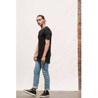 Egyéb Póló Just Ts férfi rövid ujjú kerek nyakú testhez álló férfi (160g/m2) solid white, XL