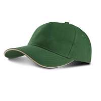 Egyéb Sapka K-Up baseball 5 paneles unisex, forest green/beige, U