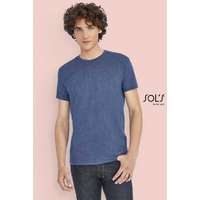 Egyéb Póló Sols Imperial férfi kerek nyak testhez álló férfi, heather denim, S