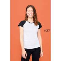 Egyéb Póló Sols Milky női női, grey melange/royal blue, M