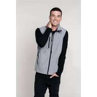 Kariban Mellény Kariban softshell férfi cipzáras férfi (300g/m2) fluorescent yellow, 2XL