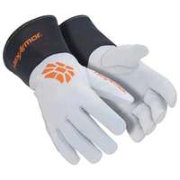 Uvex Hegesztőkesztyű UVEX HexArmor Chrome SLT 4062 kecskebőr tenyérrész, fehér/fekete, 10