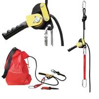 Cado Ereszkedő mentőkészlet Escape 3 karabiner hevederhurok kötél piros/sárga 30m