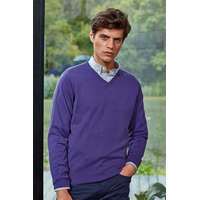 Egyéb Pulóver Premier férfi v-nyakú kötött férfi, purple, 2XL