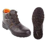 Coverguard Bakancs Paolo S1 acél orrmerevítő széles orr-rész fekete/narancs 38