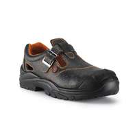 Top Szandál S1P SRC narancs bélés acél orrmerevítő TOP MANILA, fekete, 42