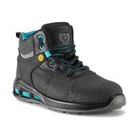 Top elite Védőbakancs S3 WR ESD SRC, kompozit orrmerevítő TOP ELITE MERLIN MID, fekete, 40