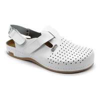 Leon Szandál 701 Leon Comfort férfi bőr, fehér, 41