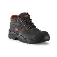 Top Védőbakancs S3 SRC narancs bélés acél orrmerevítő TOP FORREST-MID, fekete, 48
