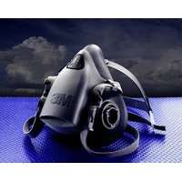 3m-peltor Félálarc 3M 7503 szilikon ikerszűrős sötétkék L