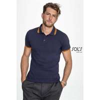 Egyéb Pólóing Sols Pasadena férfi, lime/white, L