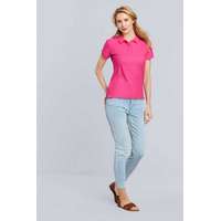 Gildan Póló (Gildan Premium Cotton) női, light pink, M