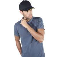 Kariban Sapka Kariban Orlando férfi baseball 6 paneles, black/orange