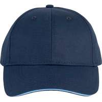 Egyéb Baseball sapka K-up 5 paneles unisex (100%pamut) royal blue/white, U