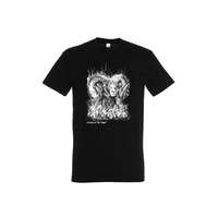 Top Póló (kos mintával) kereknyakú (100%pamut 190gr/m2) TOP, fekete, XL